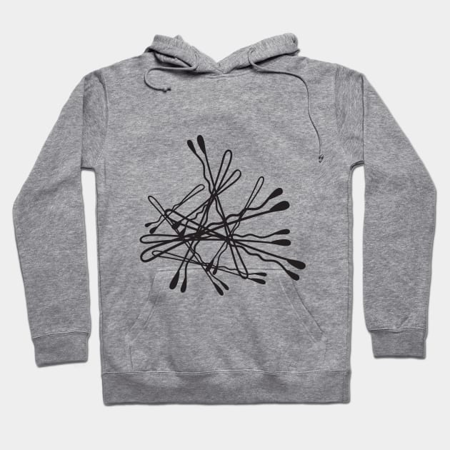 Bobby Pins Hoodie by morgandraws